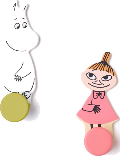 Kid's Concept Knagger 2 Sett Lille My Moomin Multi Patterned One Size Kid's Concept Knagger 2 Sett Lille My Moomin Multi Patterned One Size
