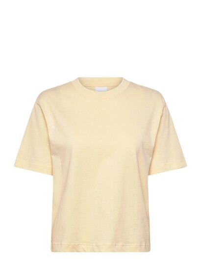 Gina Tricot Basic Tee   Yellow   XXS