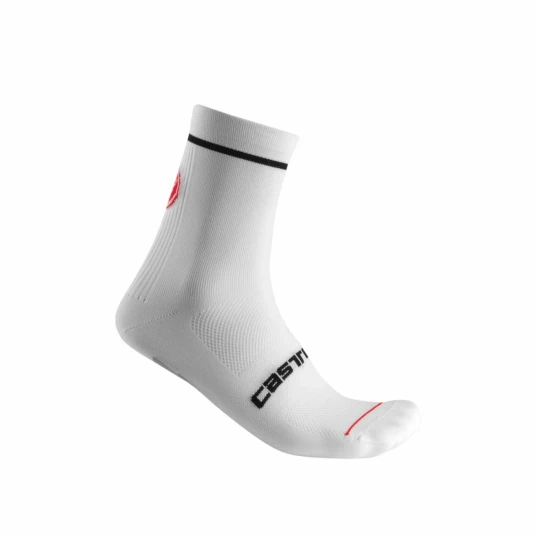 Castelli Entrata 13 sykelsokker hvit Castelli Entrata 13 sykelsokker hvit