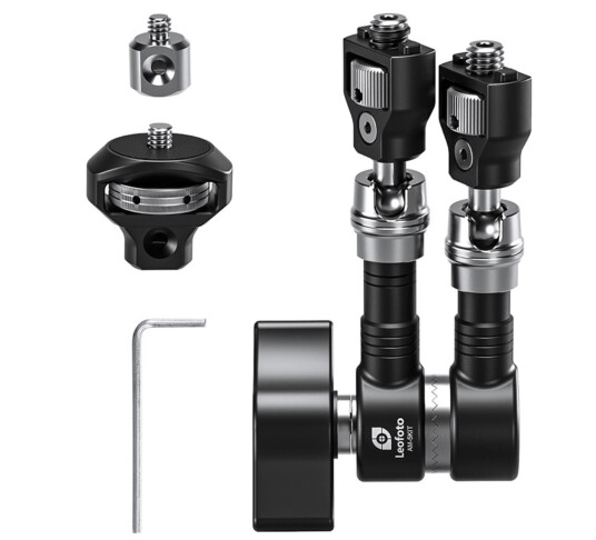Leofoto AM-5KIT Versa Arm Anti-Twist Leddet tilbehørsarm 122 mm KIT Leofoto AM-5KIT Versa Arm Anti-Twist Leddet tilbehørsarm 122 mm KIT