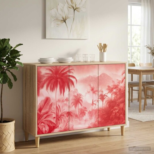 vidaXL Serviesskap AACHEN Sonoma 102 x 33 x 75 cm Konstruert tre