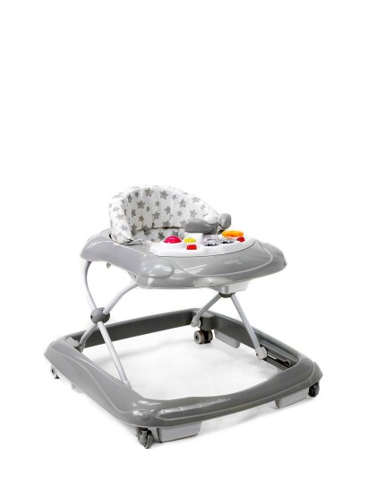 Asalvo Asalvo Walking Chair Baby, Grey Stars - Grey - 61X 62X 52 Asalvo Asalvo Walking Chair Baby, Grey Stars - Grey - 61X 62X 52