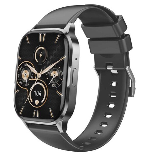 XO J10 Smartklokke AMOLED Svart 2,01" Vanntett