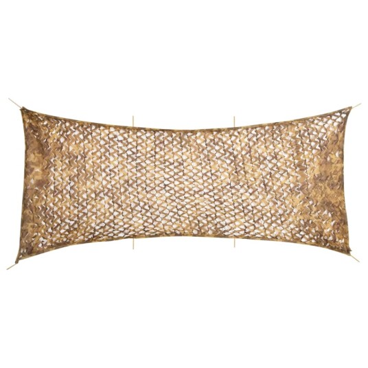 Kamuflasjenett med oppbevaringspose 627x290 cm sand Kamuflasjenett med oppbevaringspose 627x290 cm sand