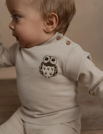 Hanevild Arthur Vest Baby Beige 68