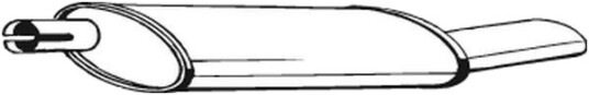 Bakre eksospotte BOSAL 185-305 Bakre eksospotte BOSAL 185-305