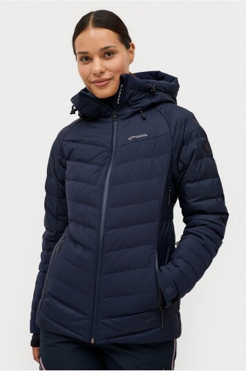 Áhkká Skijakke Quilted Ski Jacket Blå