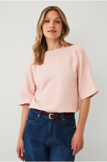 Ellos Collection Strikket genser Rosa
