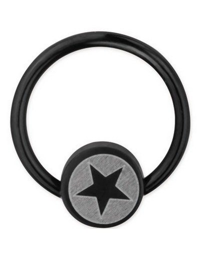Star Black BCR Piercing Strl 1.2 x 10 mm
