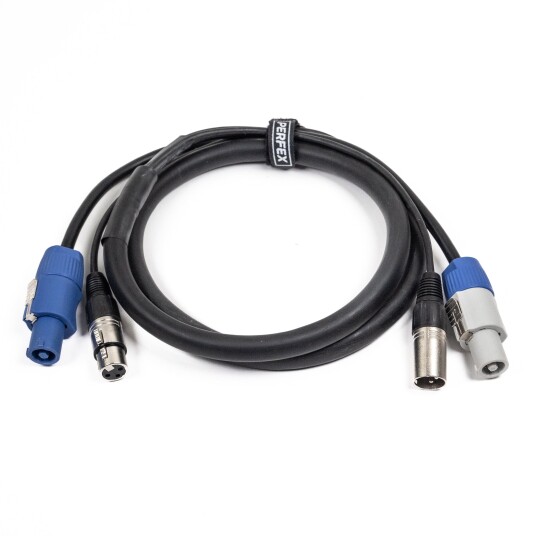 Perfex Powercon & XLR multikabel