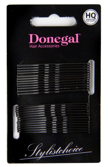 Donegal Fliseklemme - Sort, 24 stk.