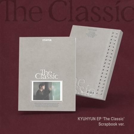 Kyuhyun The Classic Scrapbook Version incl. Hard Cover Photobook, Polaroid, Leter Envelope, ThankYou Letter, Bookmark, Sticky Notes, Sticker Pack + 2 Photocards CD