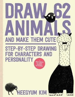 Draw 62 Animals And Make Them Cute Av Heegyum Kim