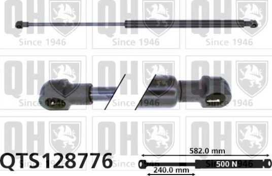 QUINTON HAZELL QTS128776 Baklukedemper QUINTON HAZELL QTS128776 Baklukedemper