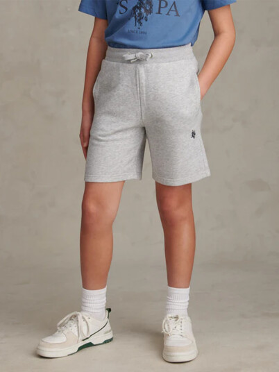 U.S. Polo Assn. Junior Dhm Lb Sweat Short Grå 9 10ÅR U.S. Polo Assn. Junior Dhm Lb Sweat Short Grå 9 10ÅR