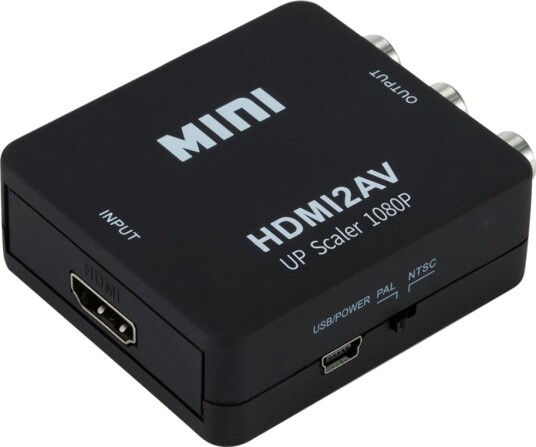 HDMI hunn til 3x RCA hunn-adapter HDMI hunn til 3x RCA hunn-adapter