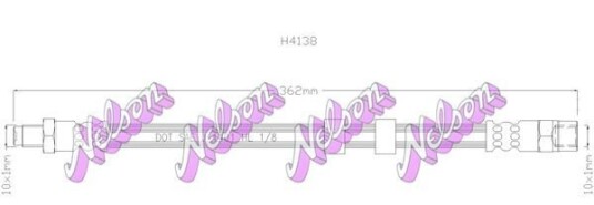 Bremseslange KAWE H4138 Bremseslange KAWE H4138