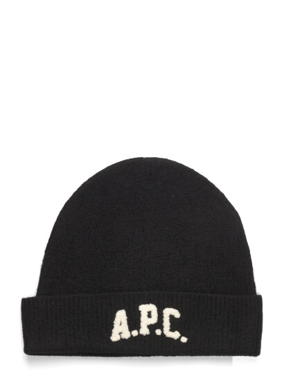 A.P.C. Bonnet Axel Black S/M A.P.C. Bonnet Axel Black S/M