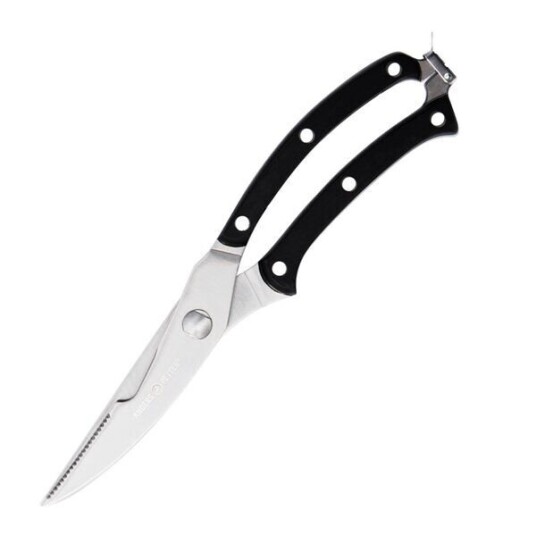 Anders Petter Steel Essentials kyllingsaks stål/svart Anders Petter Steel Essentials kyllingsaks stål/svart
