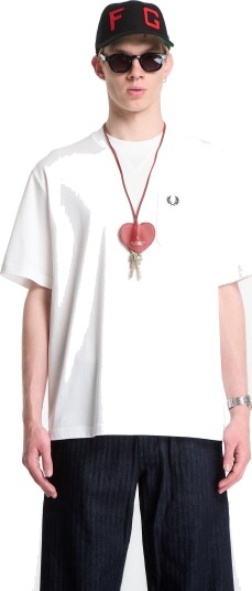 Fred Perry Pocket Detail T Shirt White M Fred Perry Pocket Detail T Shirt White M