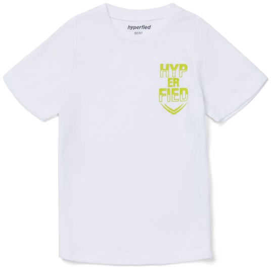Hyperfied Neo Logo T-Shirt Bright White 110-116 Hyperfied Neo Logo T-Shirt Bright White 110-116
