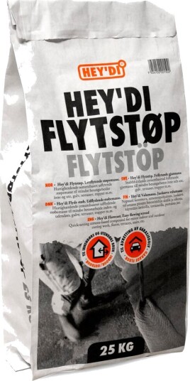 Heydi Flytstøp 25kg Støpemasse