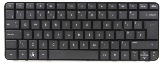 HP KEYBOARD IMR/RBR W8 (EUROA4)