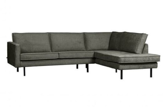 Bepurehome Rodeo Corner Sofa Right Velvet frost