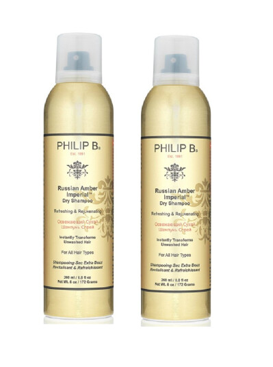 Philip B Russian Amber Imperial Dry Shampoo 260 ml  x 2