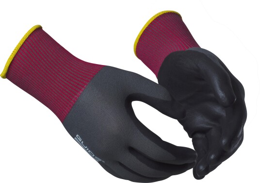 Guide Gloves 9501 Hanske nitrildyppet oljegrep touch 5 Klær