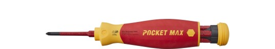 WIHA skrutrekker med bitsmagasin PocketMax electric 1000V WIHA skrutrekker med bitsmagasin PocketMax electric 1000V