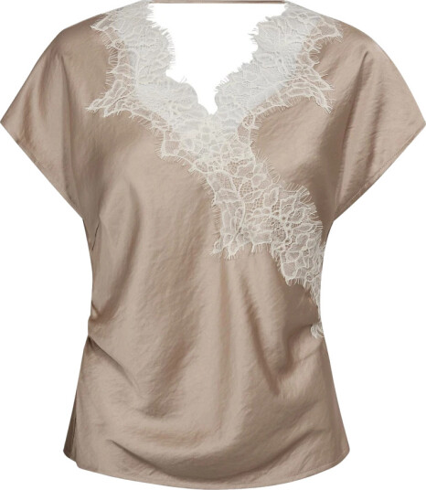 Co'Couture Dame Bluser & Skjorter Beige M,