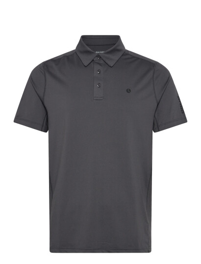 Björn Borg Ace Mesh Panel Polo Shirt - Grey - S