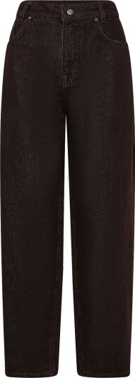 My Essential Wardrobe Jeans Barrel Mwlance 188   DARK BROWN WASH   32 x 29