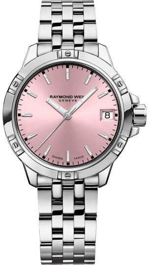 Raymond Weil Dameklokke 5960 ST 80001 Tango Rosa/Stål Ø30 mm