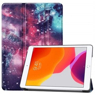 Tri-Fold Series iPad 10.2 2019/2020/2021 Smart Folio-etui Galakse
