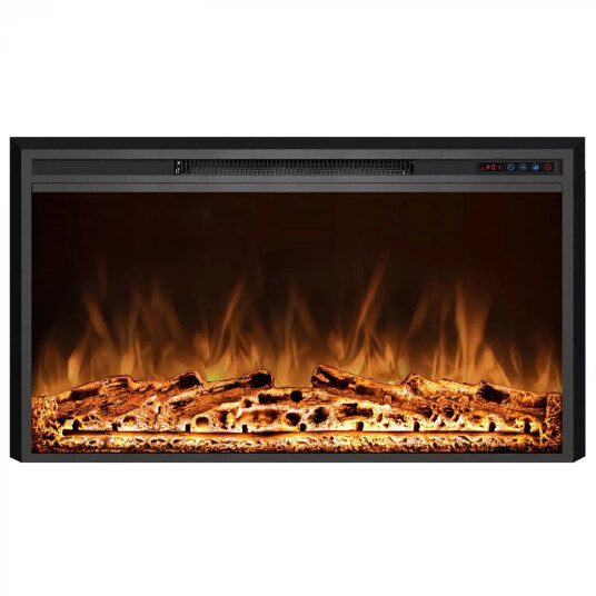 Scandiflames Electric Pyrope 109 cm Elpeis innsats Svart