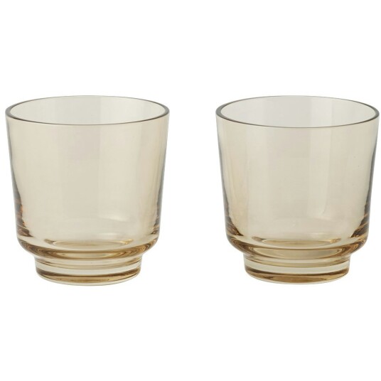 Muuto Raise Glass 2 pk 20 cl Ochre Muuto Raise Glass 2 pk 20 cl Ochre