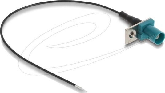 Delock - Antennekabel - Fakra Z-Kobling Til Uisolert Tråd - 20 Cm - 1.13 Mm - Koaksial