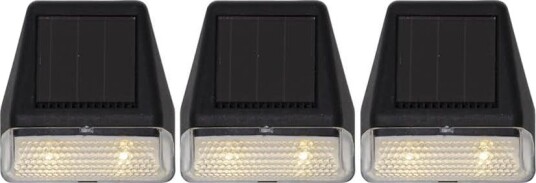 Solcelle vegglykt Star Trading Wally Mini 3 pk