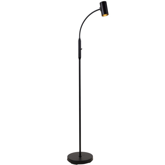Brasil gulvlampe 130 cm Svart/Krom