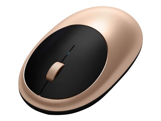 Satechi M1 - Mus - Ergonomisk - Høyre- Og Venstrehåndet - Optisk - 3 Knapper - Trådløs - Bluetooth 4.0 - Gull