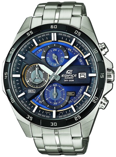 Casio Herreklokke EFR 556DB 2AVUEF Edifice Blå/Stål Ø48 mm