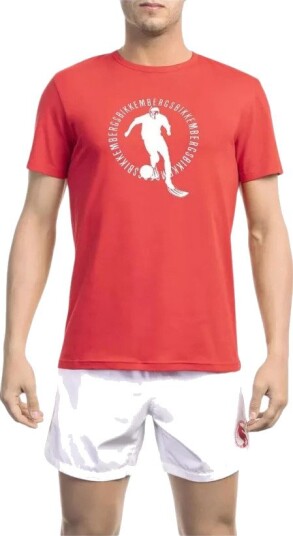 Bikkembergs Herre Topper Rød XL,