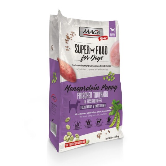 Mac'S Dog Mono Puppy Kalkun 3 kg