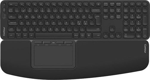 Contour Touch & Balance Tastatur & Touchpad Sett Nordisk Svart CDTP1050BALPN1050