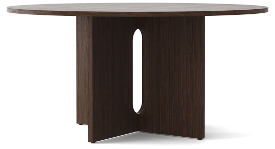 Audo Copenhagen Androgyne Dining Table 150 cm Dark Stained Oak