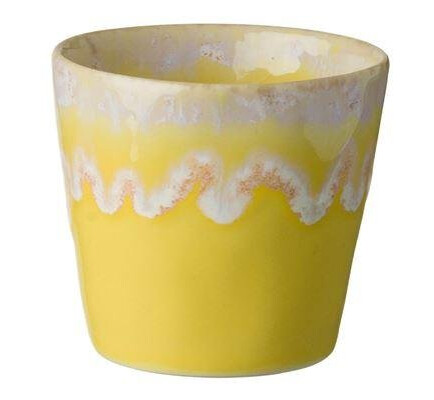 Costa Nova Gres espressokopp 10 cl 6,5x6 cm gul