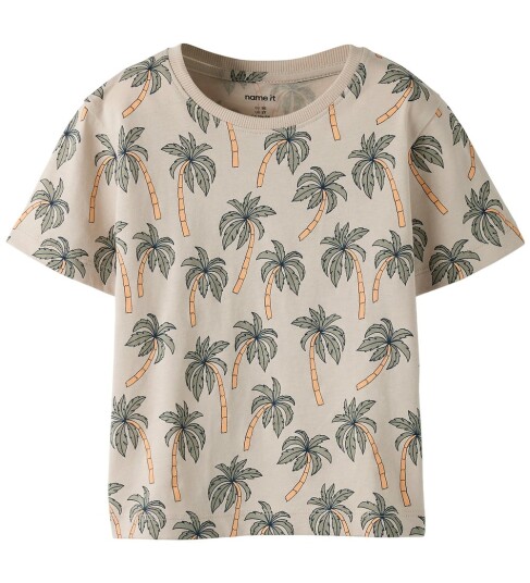 Name It T skjorte NmmValther Chateau Gray/Palms Name It 6 år 116 T skjorte Beige Grå Name It T skjorte NmmValther Chateau Gray/Palms Name It 6 år 116 T skjorte Beige Grå