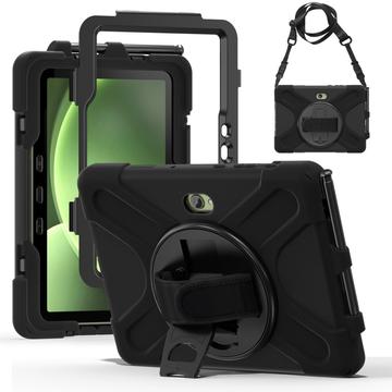 Samsung Galaxy Tab Active5 Pro Heavy Duty 360 Deksel med Håndrem Svart